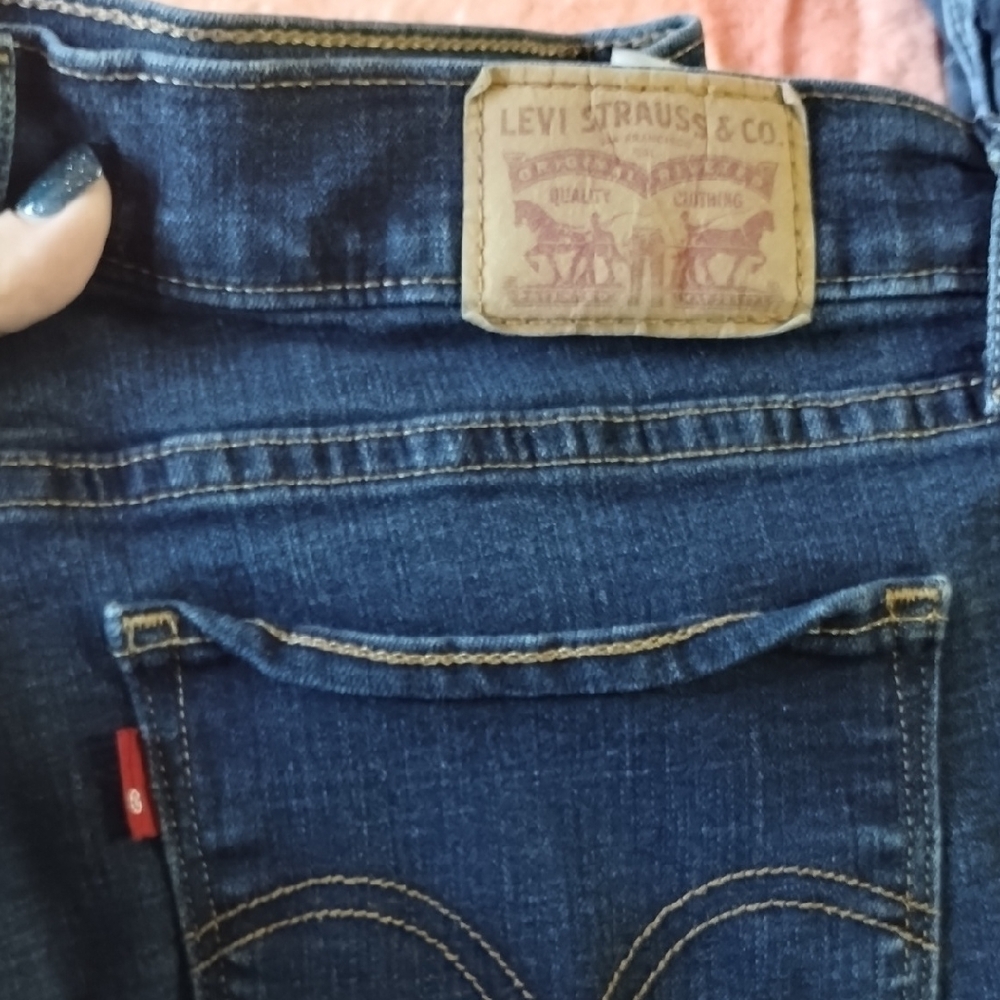 Levi's Dark Blue Denim Jeans